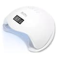 (Pow yeah!) 48W UV/LED-lampe med timerfunktion, hvid