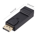 Pikkukuva 4 / 5: DisplayPort naar HDMI-compatibele vrouwelijke converter Ondersteuning DisplayPort V1.1 1080p