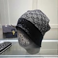 Miniatyrbilde 3 av 5: Ny ankomst Designer Letter Trykt Sjakkbrett Vinterlue Myk Varmt Strikket Beanie Hater-Utmærket gray