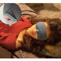 Pikkukuva 3 / 5: Harmaa unimask - Unimask miesten ja naisten, valoa estävä unimask modernilla designilla, pehmeä ja mukava
