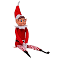 Pikkukuva 1 / 4: 2024 Paholainen Tonttu Elfie & Evie Poika Tyttö Joulu Plushi Tontut Huonosti Käyttäytyvät Nuket boy