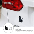 Miniatyrbillede 3 af 5: 2 Dekorative Bilstickere, Kattemønster, Unik Bilsticker, Bilsticker