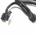 Miniatyrbilde 2 av 4: PCI-e 8-pins til dobbel 6+2-pins modulær strømforsyning GPU-kabel for Corsair RM1000x