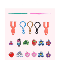 Miniatyrbild 5 av 5: Rainbow Gummibandsvirka 1400+ Loom Bands Startpaket, 32 Unika Färgglada Gummibands Påfyllningsset Med Andra Tillbehör Och Hållbar Förvaring