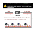 Miniatyrbillede 5 af 5: Rustfrit Springvand Lys LED Justerbar Vinkel Ip68 Undervandslys Ac 12v Rgb Multi Farve Ch