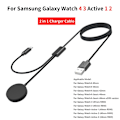 Miniatyrbillede 2 af 5: 2 i 1 Smart Type-c Pd Hurtigopladningskabel Til Samsung Galaxy Watch3/4/4 Classic