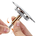 Miniatyrbild 5 av 5: 2 st badpropp diskbänkspropp, universell handfatspropp justerbar pop-up tätning badkarspropp, 43 mm