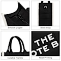 Miniatyrbild 3 av 5: Tote Bagar Canvas Tote Bag För Kvinnor, Flera Fickor Damväskor Med Blixtlås Stor Tote Bag Justerbar Rem The Tote Bag yellow