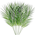 Miniatyrbilde 1 av 5: 8 stk kunstige Areca palmeblader stilker kunstige palmeblader planter kunstige Monstera blader for palmesøndag bryllupsfest