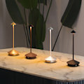 Miniatyrbilde 3 av 5: Dimbar LED bordlampe, IP54 beskyttelse, innendørs/utendørs bruk, plugg, H29cm, EU-plugg - Corten-Wellngs Sand Brown... white
