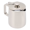Miniatyrbilde 4 av 5: 350 ml melkeskummer i rustfritt stål med lokk - perfekt for cappuccino og kaffeskum