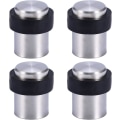 Miniatyrbilde 1 av 5: Gulvstopper 4,5 cm rustfritt stål dørstopper dørstopper (4 stk)