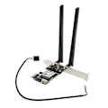Miniatyrbillede 2 af 5: 867mbps netværksadapter 9260ngw Bt5.0 5ghz 2.4ghz wifi-antenner til Windows 10