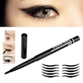 Miniatyrbilde 4 av 5: Svart Eyeliner Automatisk Rotasjon Hurtig-tørkende Vannfast Blyant Varig Ikke