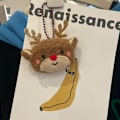 Miniatyrbillede 3 af 9: Tegneserie Plys Juledukke Doll Vedhæng Julemand Elg Snemand Nøglering Skoletaske Dekoration Vedhæng curly snowman bead necklace