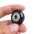 Miniatyrbillede 3 af 5: 12 stk. store plastikhjul med Perlin-lejer til 3d-printer Kompatibel med Cr-10, Cr-10s, Hybrid C