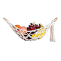 Miniatyrbild 2 av 5: Kök Hängande Frukthängmatta Under Skåp Macrame Fruktskål För Banan Fruktförvaring Med Krokar För Köksdekor