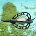 Miniatyrbilde 5 av 5: Fiskefiske agn bur inline metode materkurv fiske lokke bur fiske agn kurv holder fiskeutstyr med synk 30g/45g(2 stk, sølv bl