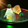 Pikkukuva 4 / 5: Dww-badminton Led, 6 kappaletta valaistu sulkapallo, Led sulkapallo pallo, nailon sulkapallo, jolla on erinomainen vakaus ja kestävyys