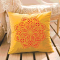 Pikkukuva 2 / 5: Suuri geometria mandala pyöreä diy kerrostus stencilit maalaus leikekirja kohokuviointi