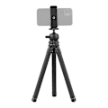 Miniatyrbilde 3 av 3: Utvidbar stativstativ for skrivebord 108 cm/42,5 tommer maks. Høyde 360 roterbart kulehode med telefonholder trådløs fjernutløser for Vlog Selfie Live Strea