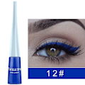 Miniatyrbillede 1 af 4: Farverige Flydende Eyeliner Blå Grøn Hvid Vandfast Varig Flydende Eyeliner Diamant