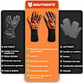 Miniatyrbillede 5 af 5: Grillhandsker, Grillhandsker Varmebestandige Ovn Handsker Op til 800°C med EN407 Certificering til