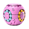 Miniatyrbillede 2 af 4: 2 i 1 Roterende Spinner Magic Bean Infinity Cube Stress Relief Bold