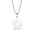 Miniatyrbilde 1 av 5: Blomsteranheng Halskjeder Rustfritt Stål Blomsteranheng Choker Blomstersmykker