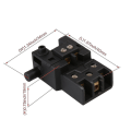 Miniatyrbillede 2 af 2: Spst Trigger Switch Fa2-6/1w Ac 250v 6 A Elektrisk Hammer Bor Strømværktøj Lås