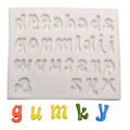 Miniatyrbillede 2 af 5: 3 stk. Silikone Choaolate Form Fondantforme Engelske Alfabet Tal Formet
