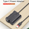 Miniatyrbillede 4 af 5: En-el15 Dummy-batteri med USB Type-c-strømadapter til Nikon Z7 Z7ii Z6 Z6ii