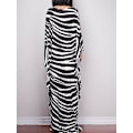 Miniatyrbillede 4 af 4: Afslappet Zebra Kaftan Sarong