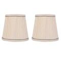 Miniatyrbillede 1 af 5: Sovesalgs Minimalistisk Skygge Tøj-håndværk Hængende Lampskærm Skal (beige)