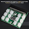 Miniatyrbillede 5 af 5: 6-polet Ethereum Eth Zec Mining Strømforsyning 12v Gpu/psu Breakout Board Til