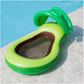 Miniatyrbillede 4 af 5: Oppustelig avocado-flyder med markise, luftmadras, oppustelig svømmering til pool, vandlegetøj til voksne, til sommerpoolparty