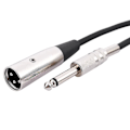 Miniatyrbillede 3 af 3: XLR 3-polet stik til 6,35 mm 1/4 tommer han-kabel 1,8 meter (ca. 6 fod)