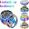 Miniatyrbillede 2 af 5: Urte Grinder, Krydderi Grinder 4 Dele, Knuser Grinder Til Krydderi, Kaffe, Lavet Af Zink Legering