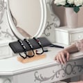 Miniatyrbild 2 av 2: Armbandshållare Armbandshållare Armband Stativ Armband Display Stativ Trä Läder Klockställ