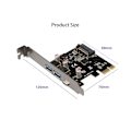 Pikkukuva 4 / 5: PCIe USB3.1 Type C -laajennuskortti USB-keskitinjakaja työpöydälle PCIe-nousijakortti PCI Express -muunnin