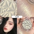 Miniatyrbild 1 av 5: 3 Färger Highlighter Puderpalett Glitter Diamant Shimmer Highlighter Ansiktskontur