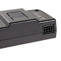 Miniatyrbilde 2 av 5: 1 sett strømadapter videokabel strømadapter sikker praktisk strømforsyning kompatibel for N64 med EU-plugg (svart)