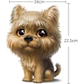 Pikkukuva 2 / 5: 2 kpl Simulaatioauton Tarra, 3D Söpö Kissa Auton Tarrat + Henkilöhahmo Piirretty Koira Auton Tarrat