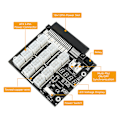 Pikkukuva 4 / 5: Eth Btc Mining Gpu 1100w/750w/ 1750w/2000w/2400w Psu Breakout Board 12 X 6pin
