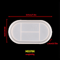 Miniatyrbilde 5 av 5: Silikonharpiksformer med kvernform Premium harpiks rullebrettform DIY