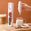 Miniatyrbillede 3 af 5: Genopladelig mælkeskummer håndholdt, elektrisk kaffepiske drikkeskum mixer, mini håndmixer bærbar drikkesmixer og mælkeskummer stav