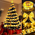 Miniatyrbilde 5 av 5: Julepynt 2024 Båndlysstreng Julefest Rekvisita Nyhet Led Lysstreng Hengende Halloween Ornament s2 1m 10 lights