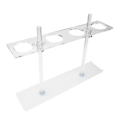 Miniatyrbillede 1 af 5: Justerbar højde Plexiglas tragt holder - Laboratorie tilbehør med 4 huller