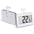 Miniatyrbild 4 av 5: Kyltermometer Digital Vattentät Trådlös Kyl Frys Temperaturindikator Från Med Hacke Och Stor Lcd-skärm För Inomhus/utomhus