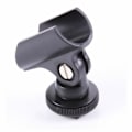 Miniatyrbillede 1 af 5: Hot Shot Mikrofonholder Stativ Til 19-21mm Diameter Mikrofon Stabile Holdere